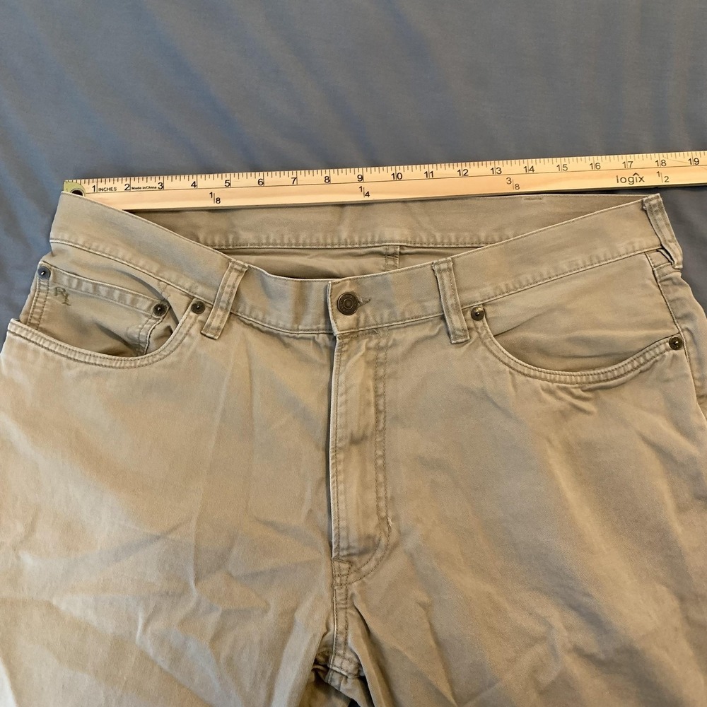 Polo Ralph Lauren Jeans Mens 36x31‎ Beige Light Wash Straight Leg Denim Pants - Picture 2 of 10
